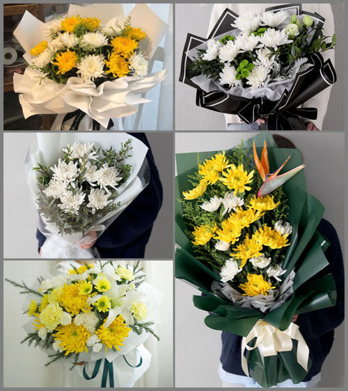 甘肃省甘南州临潭县初布乡白事花束代送